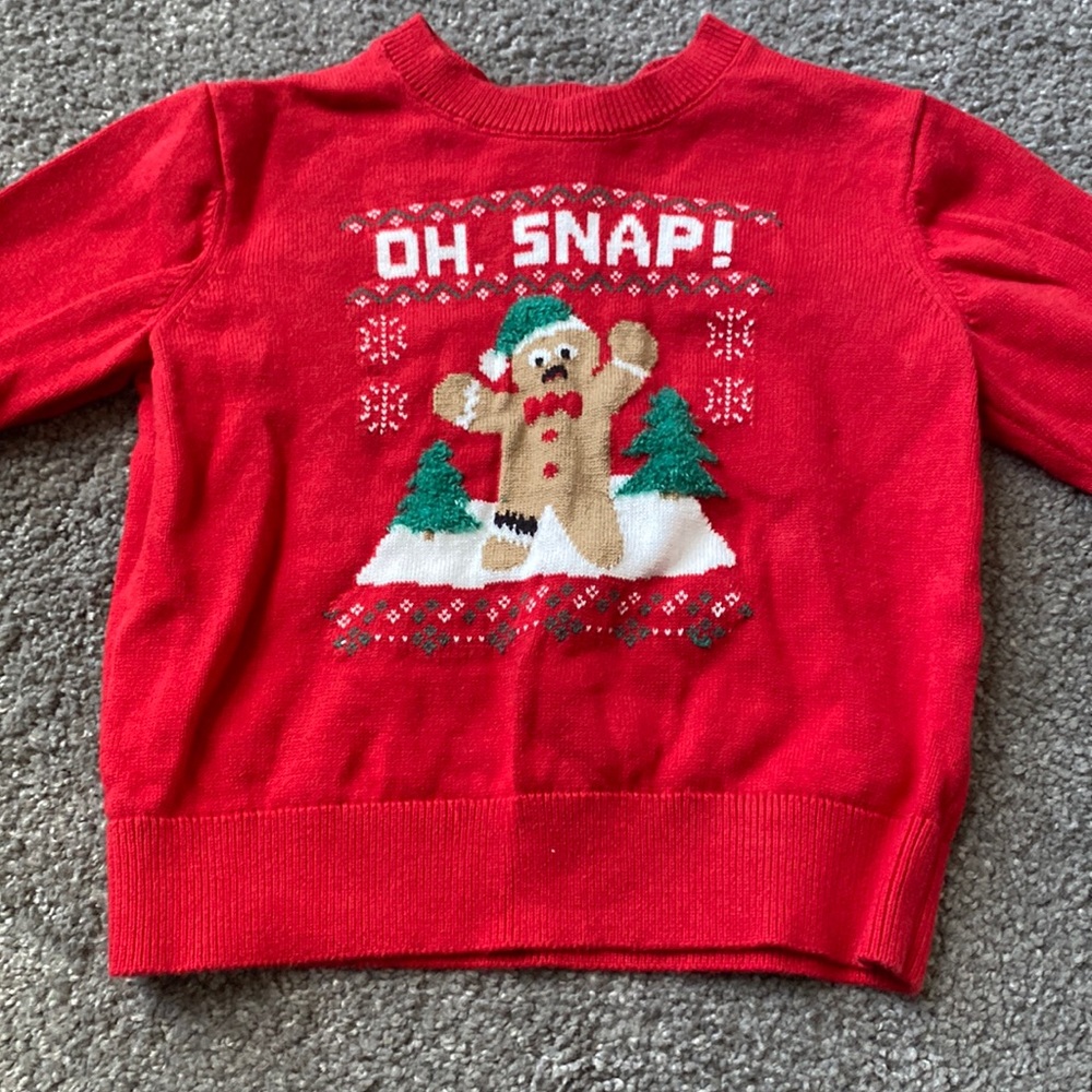 Ugly cute Christmas sweater size 18 months